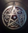 large red pentacle